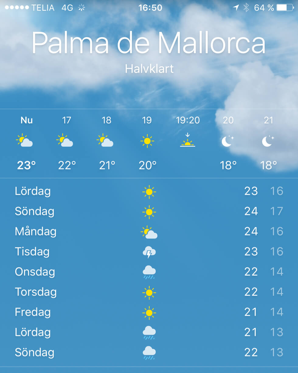 Palma-Väder